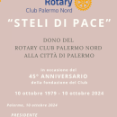 Inaugurazione opera Steli di Pace